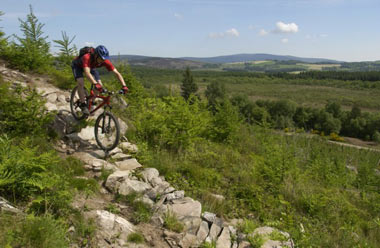 Riding the 7stanes trails at Dalbeattie